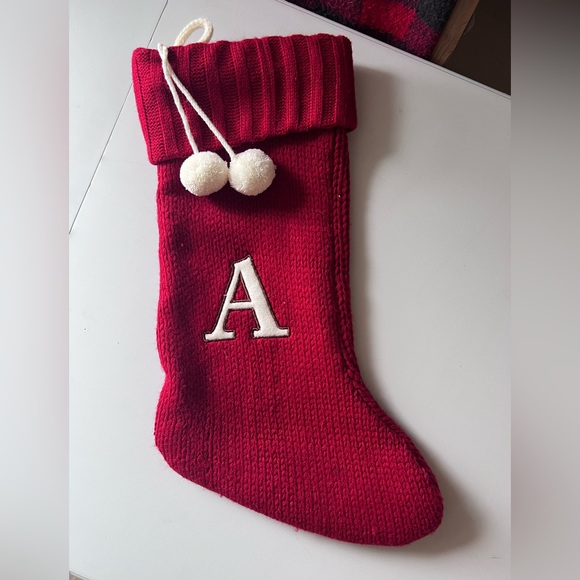unbranded Other - “A” knit stocking
